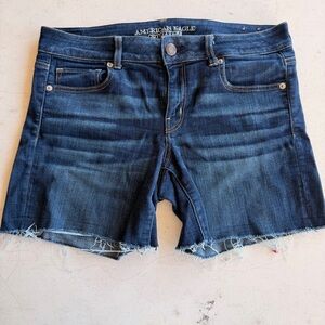 American Eagle Outfitters Dark Blue Jean Shorts